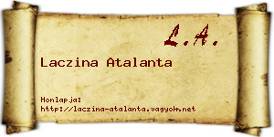 Laczina Atalanta névjegykártya
